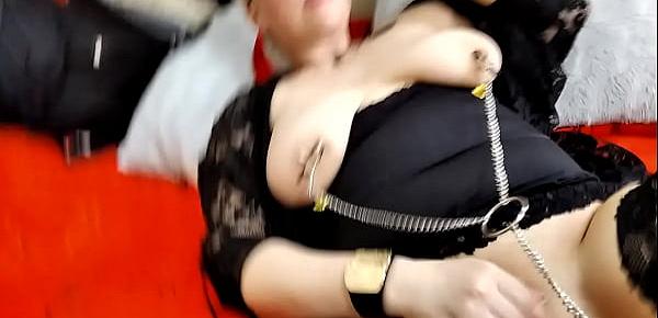  Why else would a mature whore have big nipples if not to pull her for them to heights of orgasm